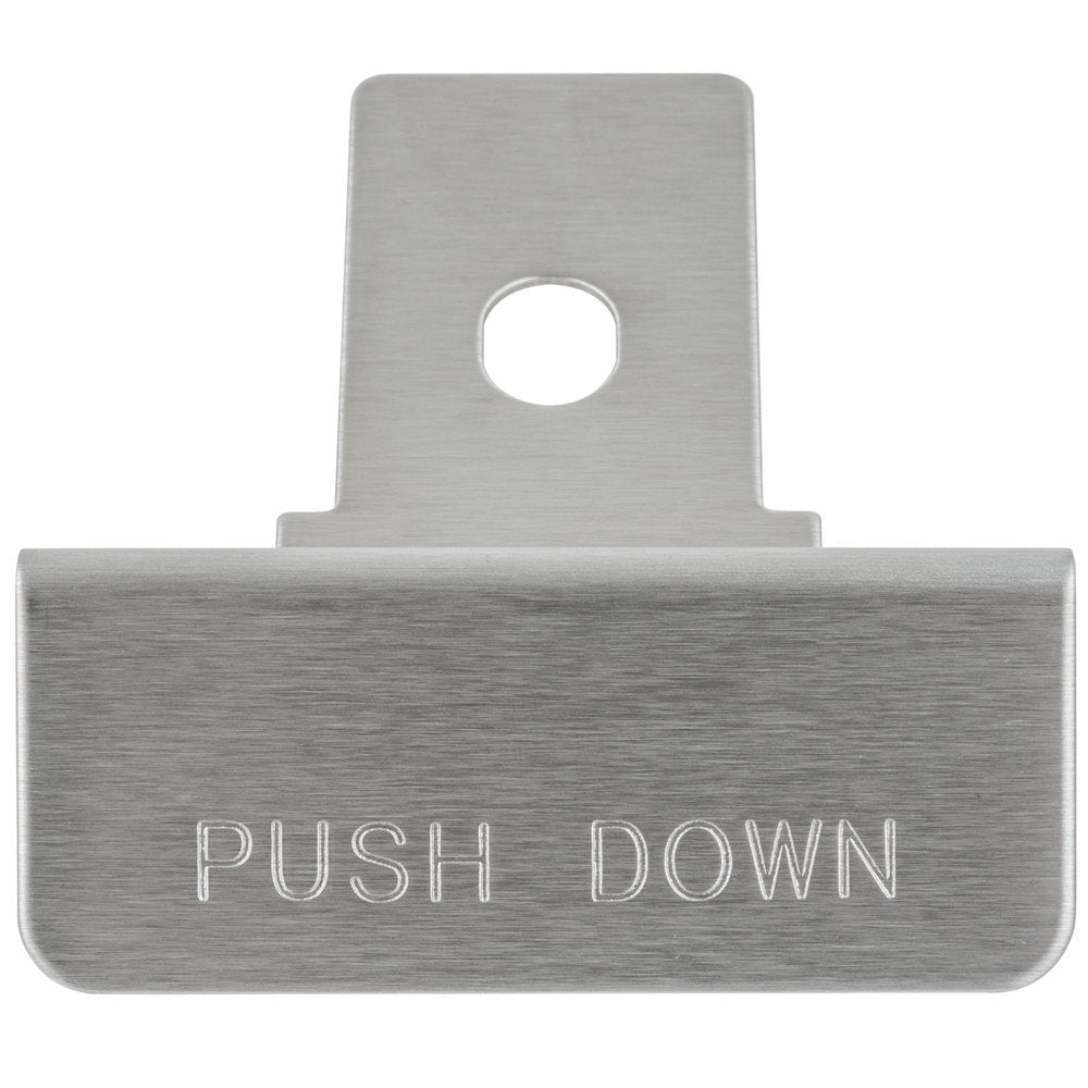 Crathco Non-Contact Handle, Push Type, Stainless Steel